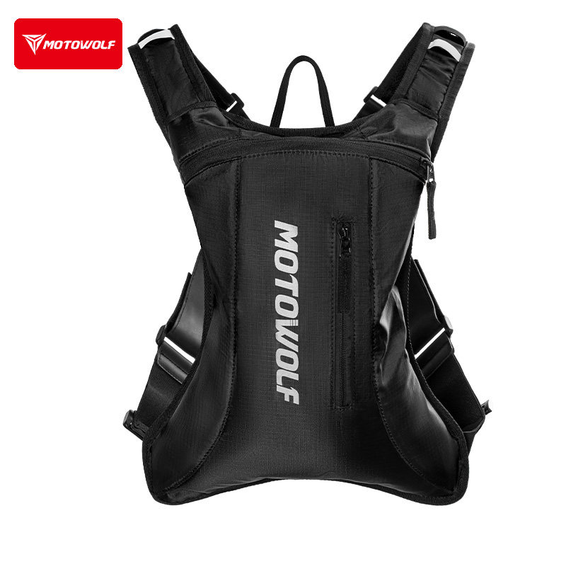 摩多狼双肩包摩托车便携户外骑行包徒步登山包多功能透气背包装备