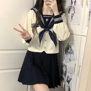 秋柚语jk原创正版临川高校jk制服水手服校供班服套装长短袖基础款