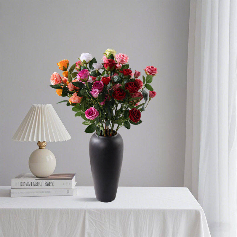轻奢仿真6头支小玫瑰花家居装扮装饰假花婚庆礼堂点缀插花花卉,家居饰品,仿真花/假花,淘宝优惠券,粉丝福利购,淘宝优惠卷
