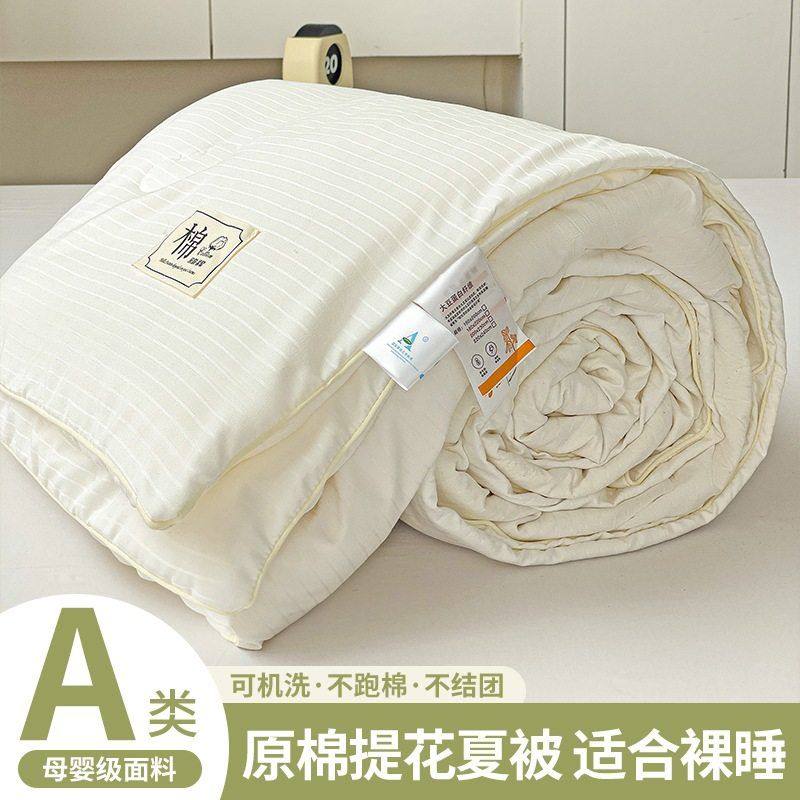 A类母婴级51%大豆纤维被夏季空调被原棉贡缎提花大豆夏被家用被芯,床上用品,化纤被,淘宝优惠券,粉丝福利购,淘宝优惠卷