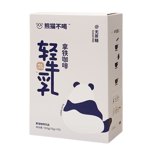 生椰拿铁冻干咖啡熊猫不喝