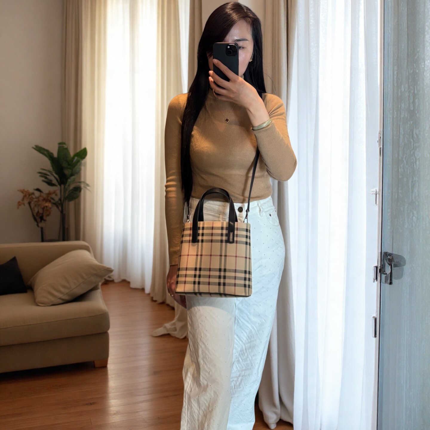 中古薇薇安手提包小号上班手提杂物包高级感轻奢小拎包单肩斜挎包