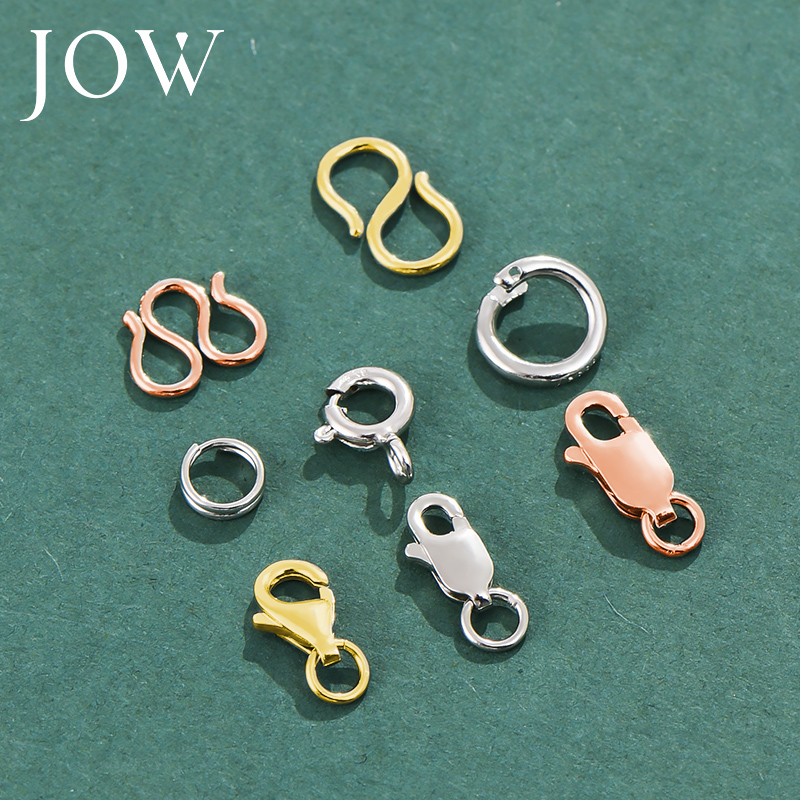 925纯银龙虾扣圆扣经久耐用