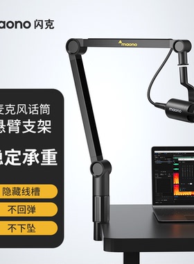 Maono闪克麦克风支架万向悬臂架闪客电容麦直播话筒专业高端配件
