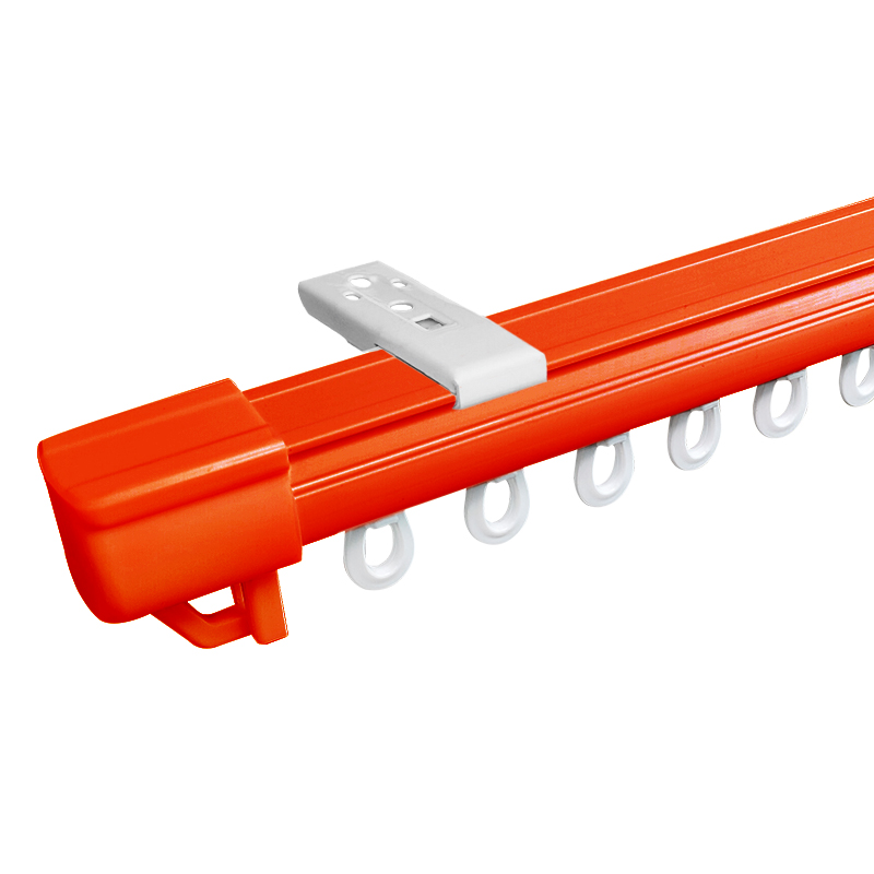 加厚静音窗帘一体导轨静音罗马单杆双杆滑轨架子侧装顶装客厅卧室