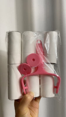 粘毛器滚筒可撕式滚刷沾毛除毛猫毛粘头发神器粘纸滚撕纸替换卷纸