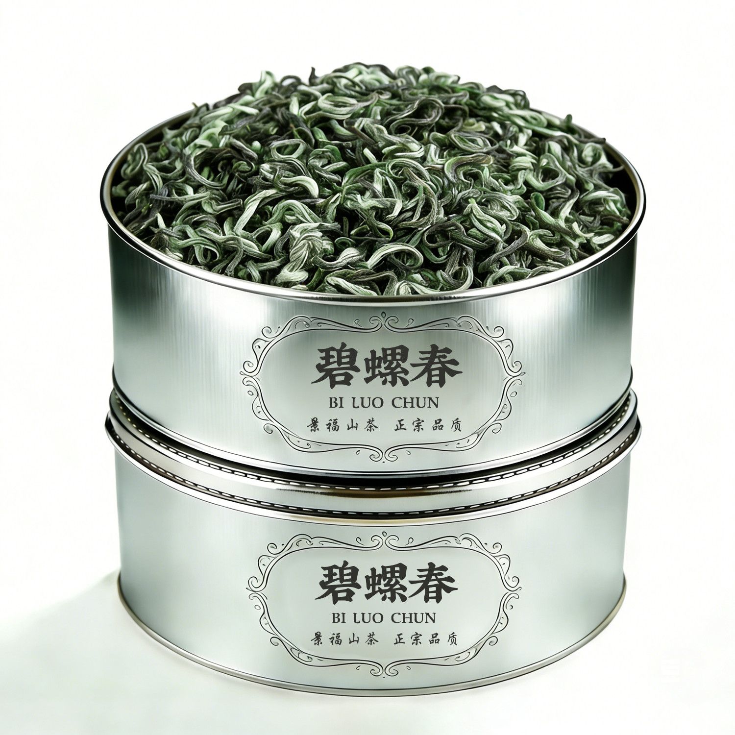 景福山 特级碧螺春绿茶2026新茶明前春茶嫩芽浓香型茶叶罐装100g