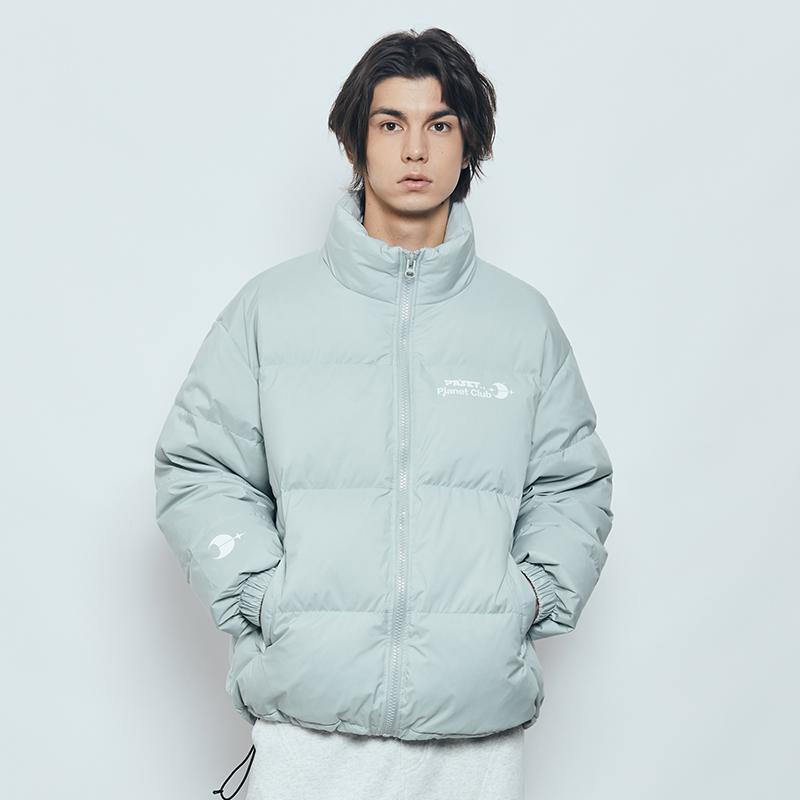 PASET立领星际印花羽绒服