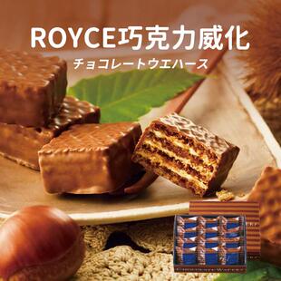 现货日本进口ROYCE若翼族榛子草莓夹心巧克力威化饼干零食送礼盒