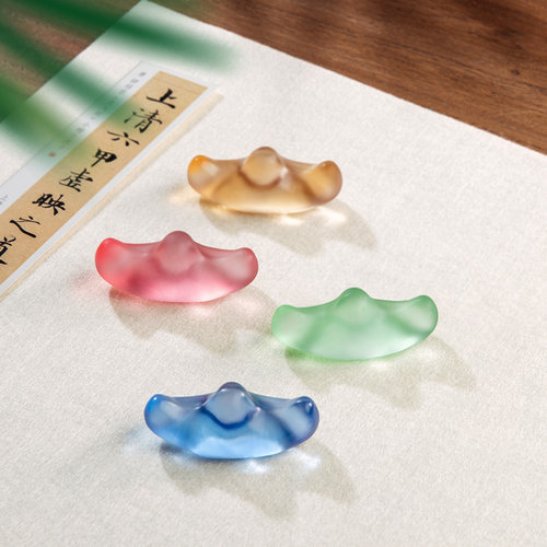 兰斋文房琉璃笔搁笔搁