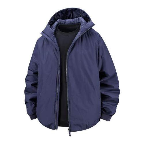 Mostarsea~3m新雪丽棉服冬季抗湿冷连帽外套男轻量化防风保暖棉衣