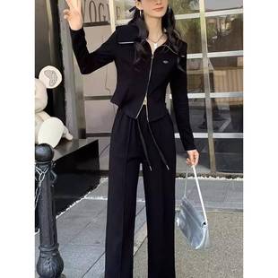 欧洲站运动休闲 套装女2025年新款春秋冬季潮牌小个子时尚爆款大