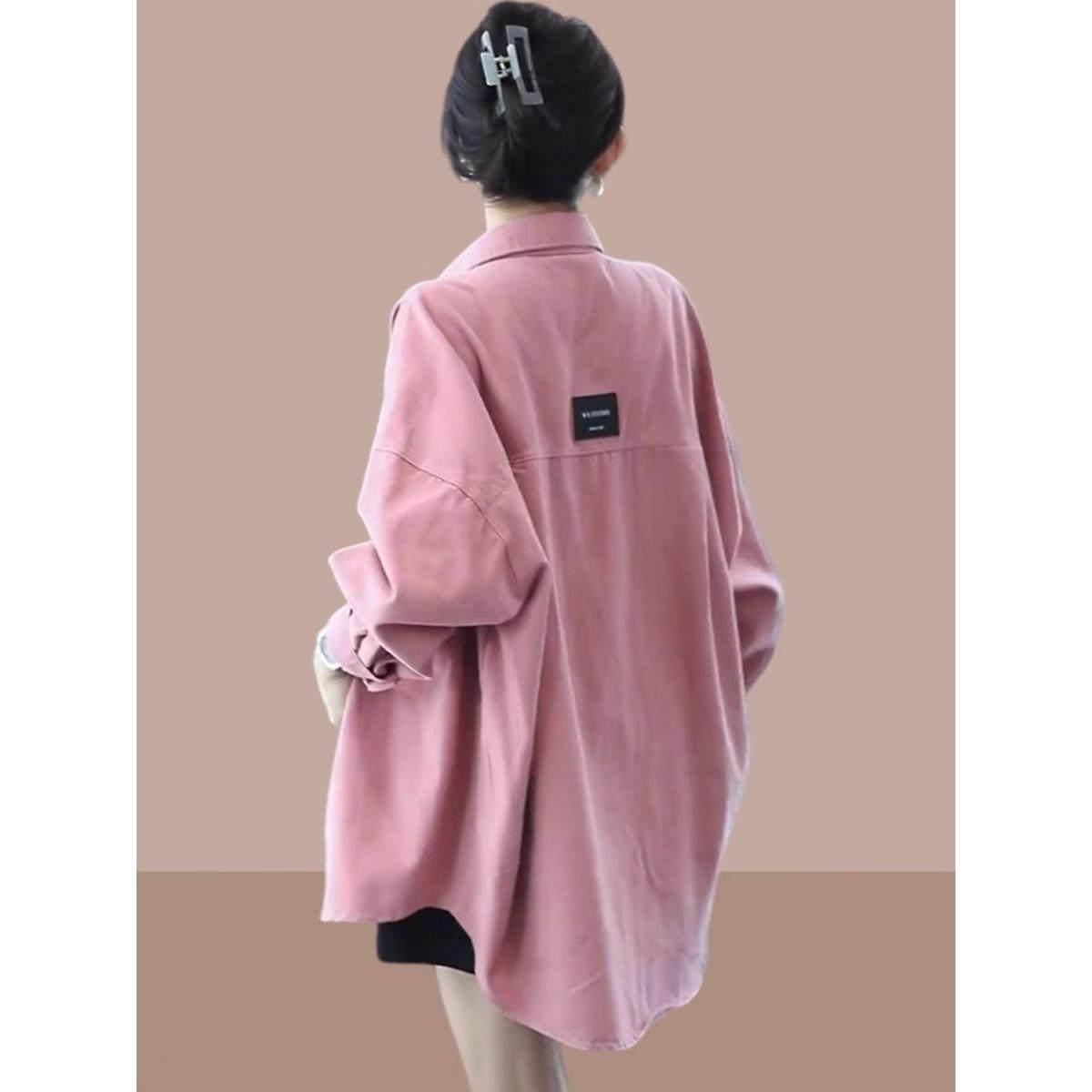 香港TIMO牛仔衬衫外套女春秋爆款百搭中长款上衣宽松休闲叠穿衬衣,女装/女士精品,常规大码外套,淘宝优惠券,粉丝福利购,淘宝优惠卷