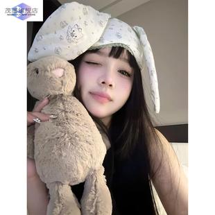 兔子眼罩甜美耳朵女可爱猫咪卡通学生元 气少女睡觉遮光神器不透光