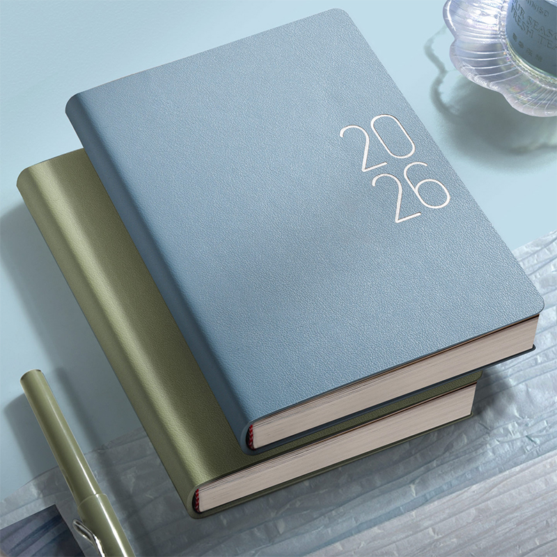 2026年日程本一日一页计划表笔记本本子工作日志日记本日历记事本自律打卡效率手册时间管理手账高颜值ins风