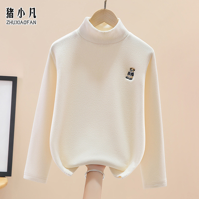 儿童打底衫加绒加厚秋冬新款卫衣