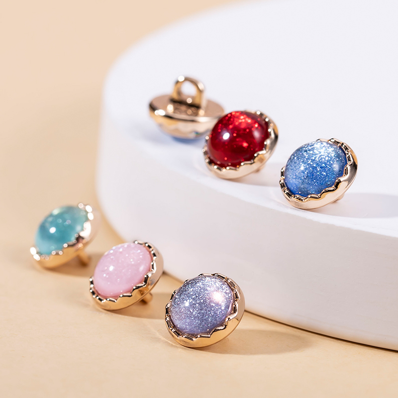 美亚娜扣子衬衫金属满天星高档