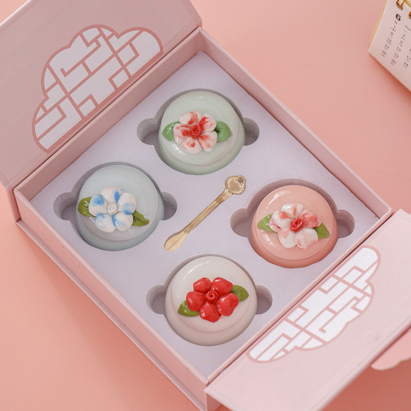 【情人节礼盒】古法手工香膏固体栀子花香清新淡雅持久留香膏