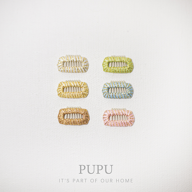 宠物发夹迷你金边mini发夹比熊夹马尔济斯鼻梁夹卡子超小BB夹梳夹