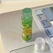 润唇膏透明保湿 喔趣 是青苹果味 滋润防干裂去死皮淡化唇纹无色