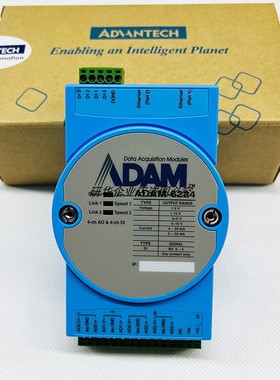 研华ADAM-6224以太网I/O模块支持ModbusTCP4路隔离模拟量输出正品