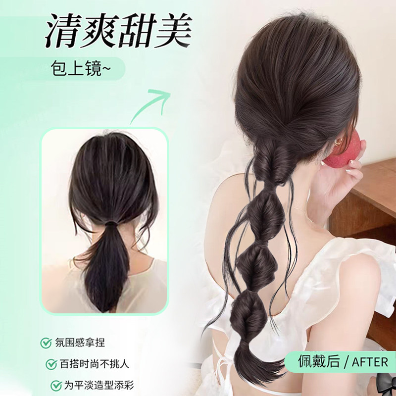 假发辫子泡泡辫自然仿真发