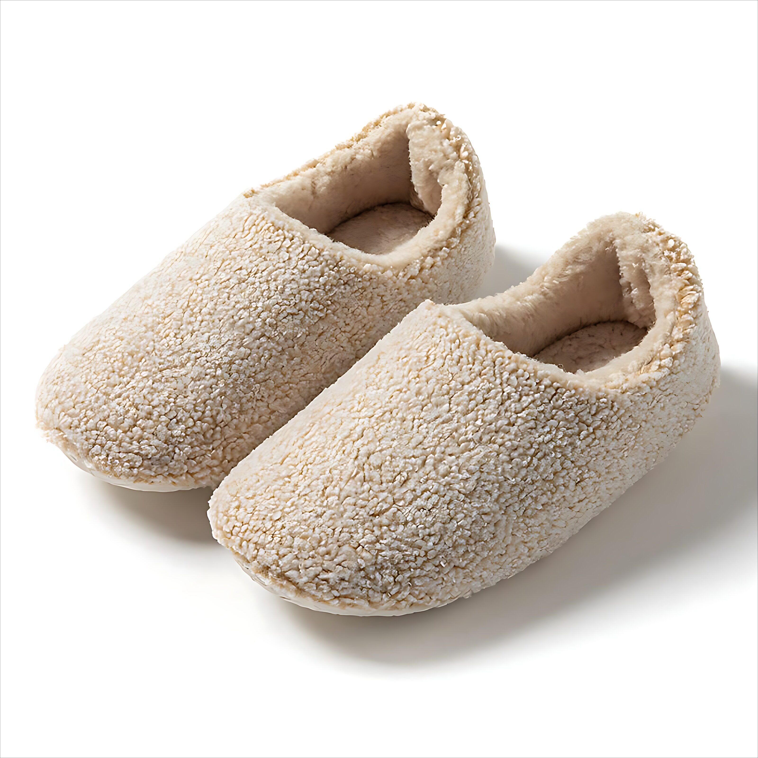 日式静音布底棉拖鞋毛绒男女软底包跟室内保暖木地板无声冬季加绒