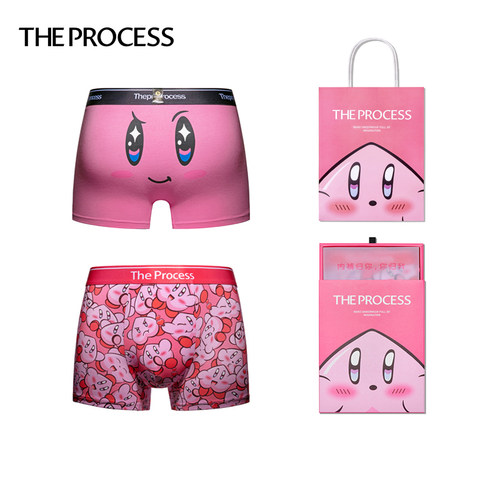 TheProcess男内裤2条装粉色礼盒