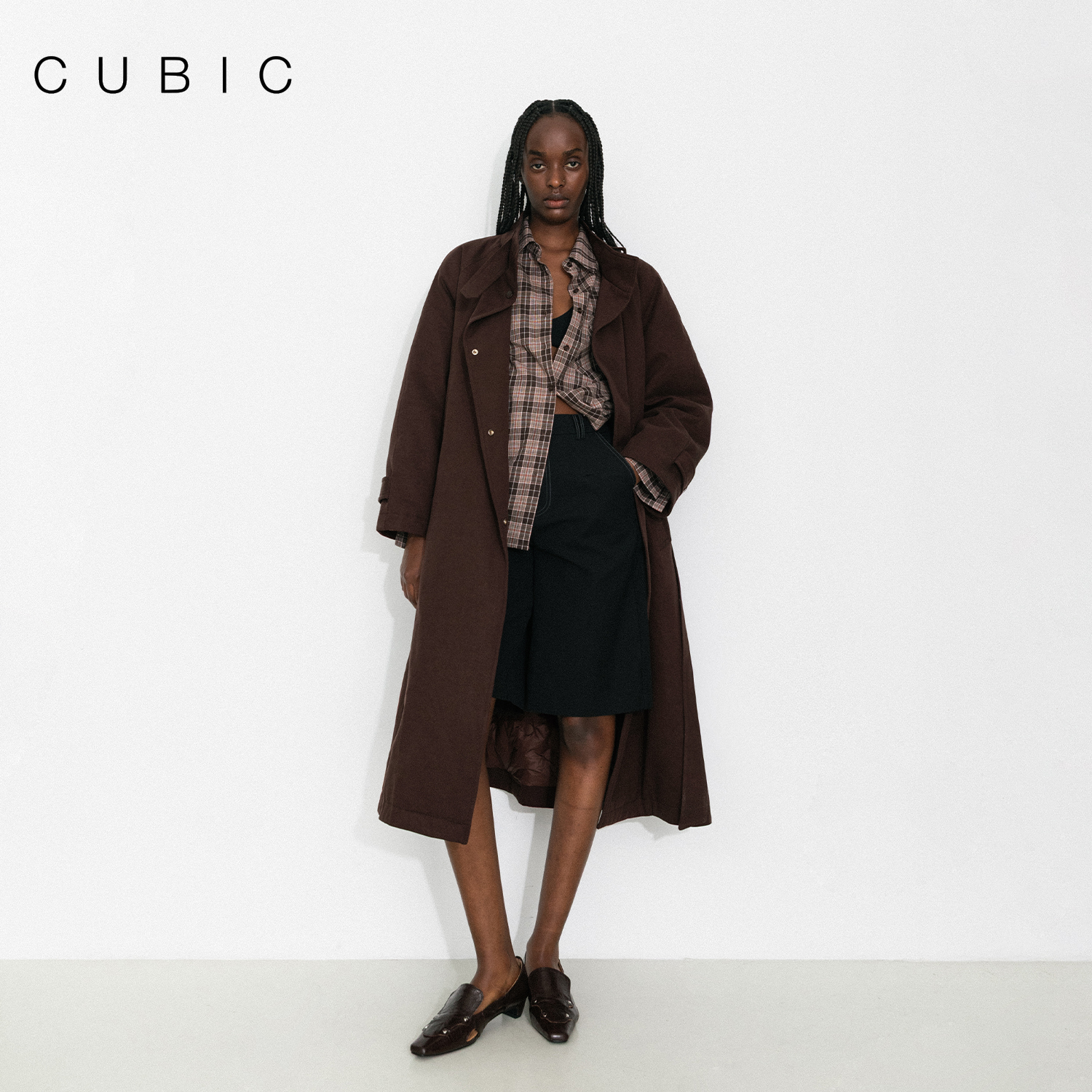 CUBIC时尚宽松廓形厚款羽绒服