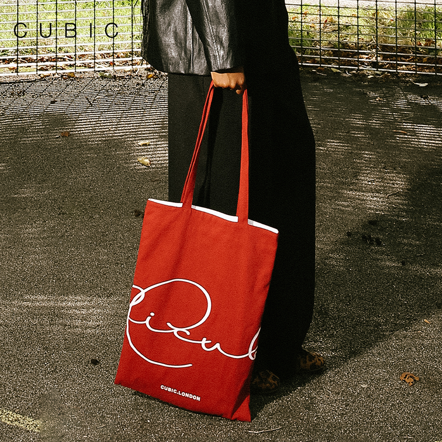 CUBIC原创手写LOGO设计帆布包