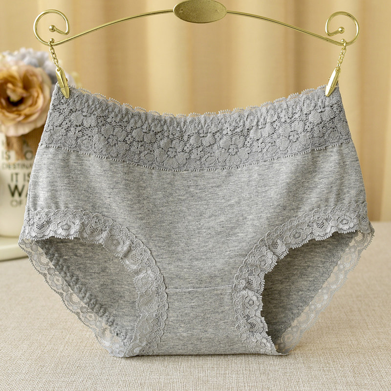 内裤女中腰包臀纯棉裆舒适女士内裤精美蕾丝边透气三角裤短裤夏季,女士内衣/男士内衣/家居服,女三角裤,淘宝优惠券,粉丝福利购,淘宝优惠卷