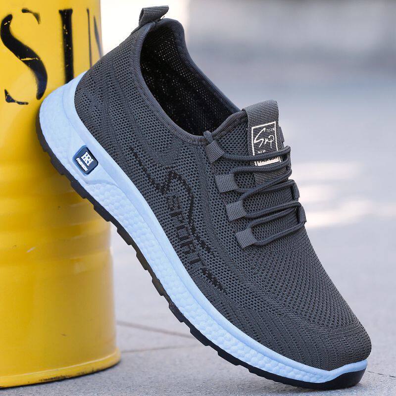 回力春夏老北京布鞋男女同款健步鞋透气轻便防滑单鞋中老年跑步鞋