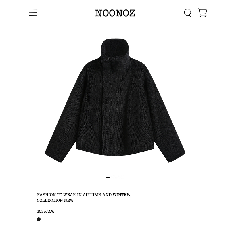 高级感美式不规则肌理夹克