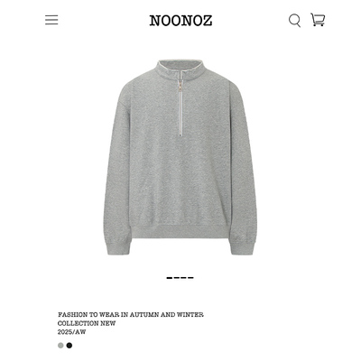 美式潮牌半拉链长袖卫衣