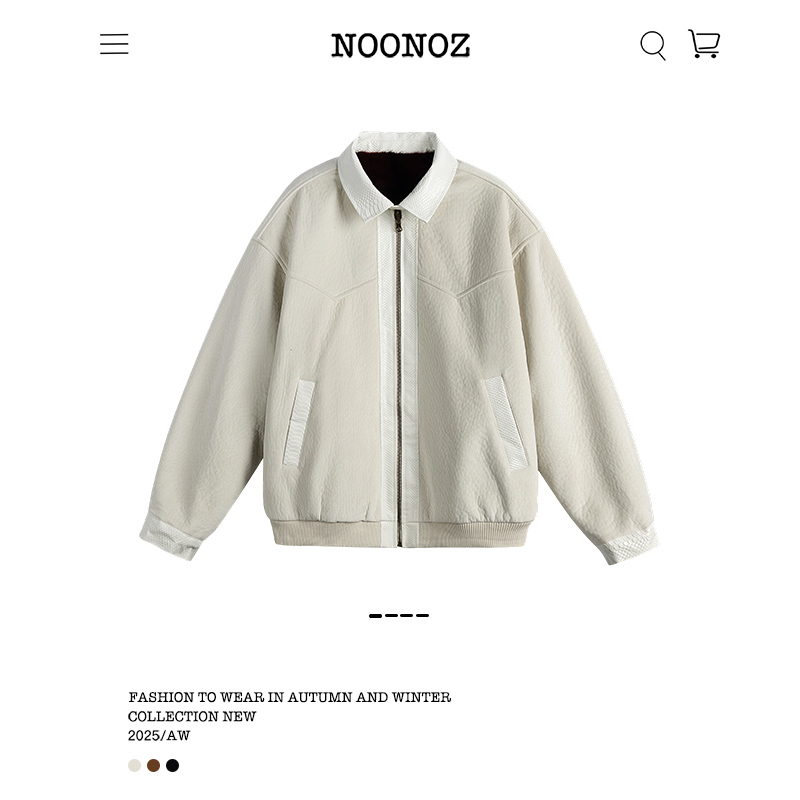 冬季美式双面穿毛绒棉衣