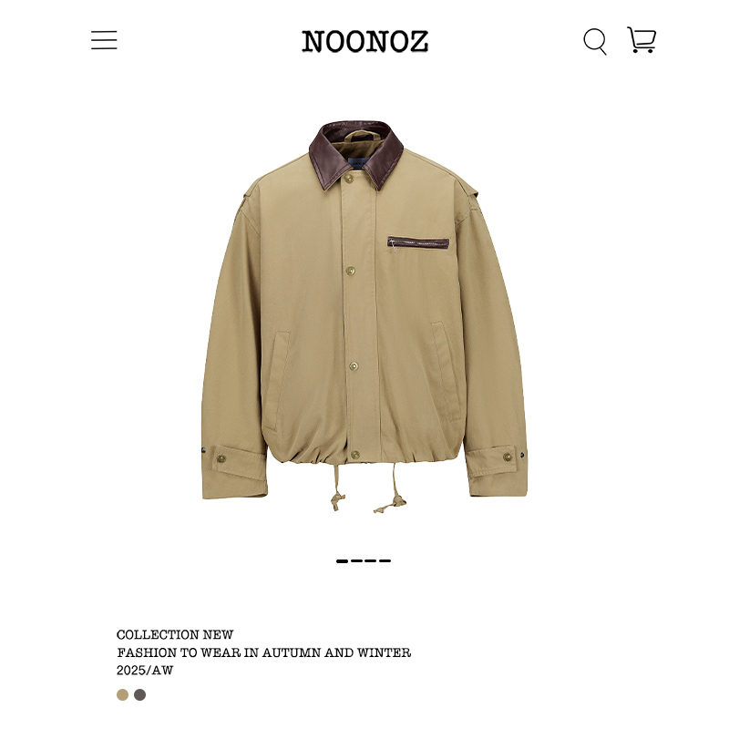 秋冬底特律翻领美式工装夹克