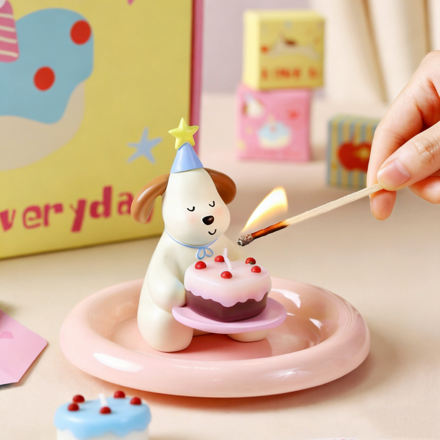 量子猜想Nosoberday苹果蛋糕香薰蜡烛礼盒小众生日新年礼物送女生,家居饰品,香薰礼盒,淘宝优惠券,粉丝福利购,淘宝优惠卷