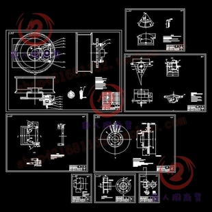 浮钳盘式制动器设计 CAD图纸+说明书 机械设计 车辆工程