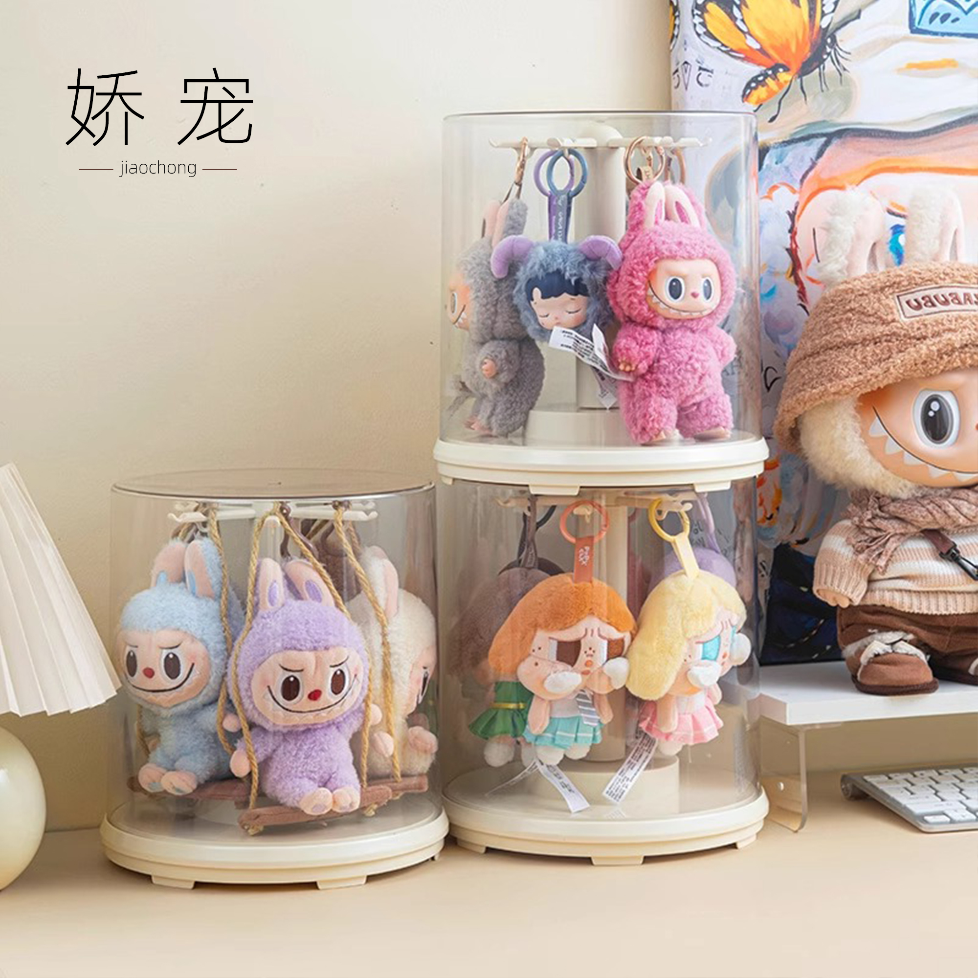 透明防尘防潮手办收纳盒