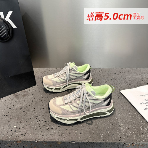 2026新款女网面透气运动老爹鞋