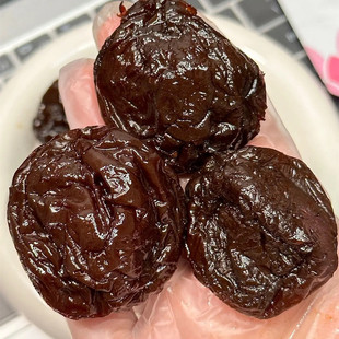 大颗酸糯清梅/黑糖清梅李干0脂肪果肉厚实梅子果脯蜜饯休闲零食