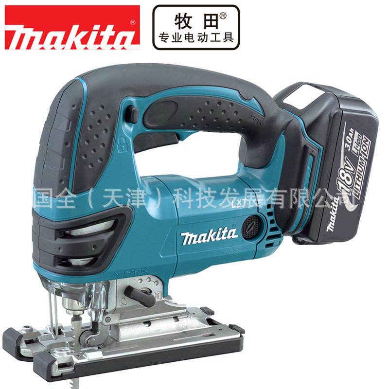 Makita牧田充电工具DJV180充电式曲线锯18V锂电电机木材135mm