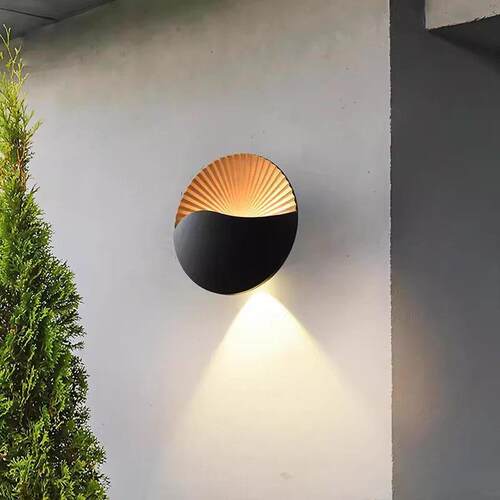 户防水壁灯现代室外简约led调光上发光走廊楼梯灯别墅花园