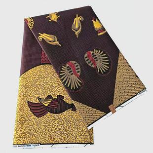 fabric wax 非洲蜡染布棉质量传统花布african batik