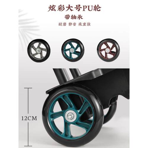 1VPR购物车买菜小拉车家用拉杆车快递推车拖车超市折叠便携拉货手
