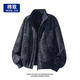 已下单1W件白底大码 新款 皮夹克M 特P59 棉致2025 HJ25595 秋季