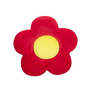 于文文同款小红花花瓣毛绒玩具大花朵抱枕小花公仔玩偶太阳花女孩