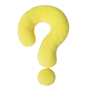 问号抱枕符号毛绒玩具公仔颈枕午睡玩偶靠垫摆件沙发可爱创意礼物