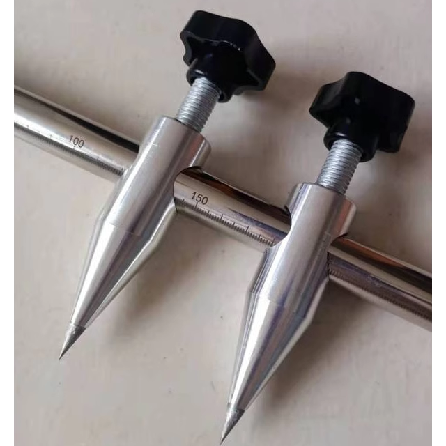 钳工划线地规圆规木工划线神器大圆规手动划线工具带刻度不锈钢杆