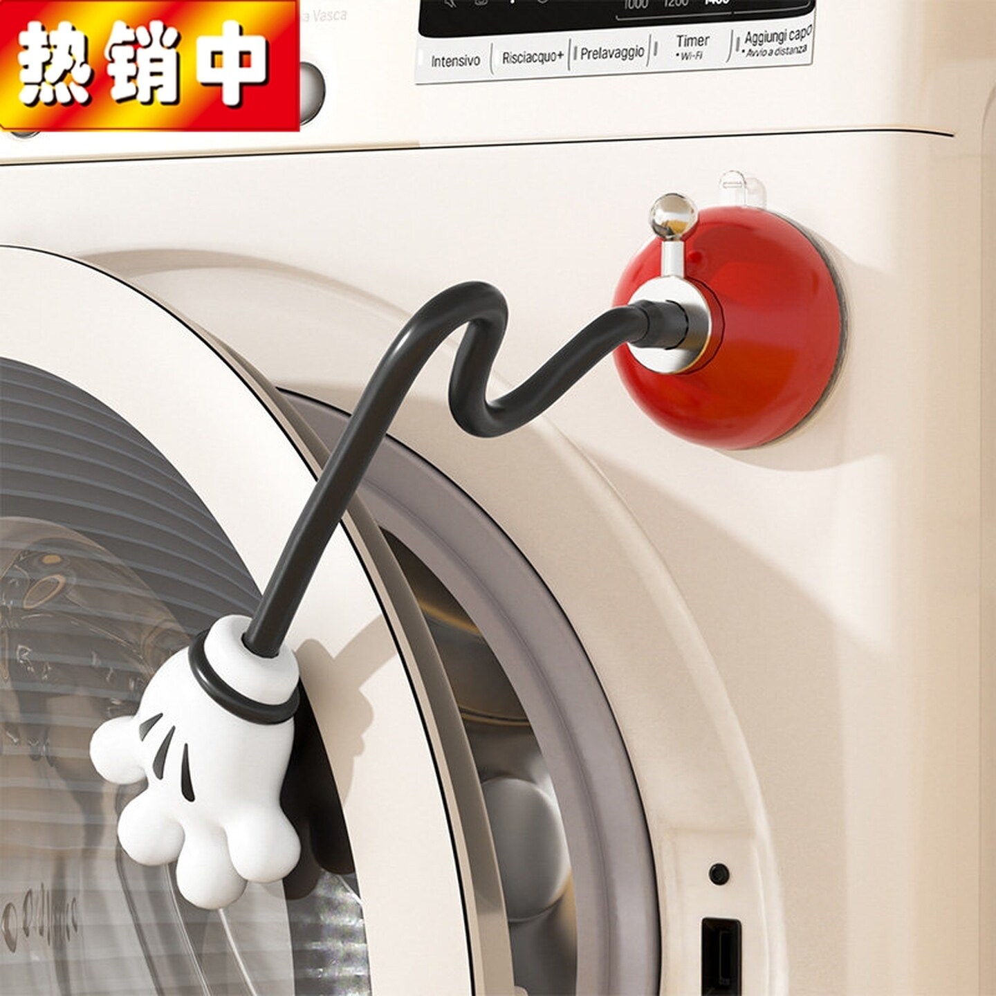 滚筒机门通风固定器洗衣机门支架防撞伸缩限位器卡扣门挡防霉吸盘